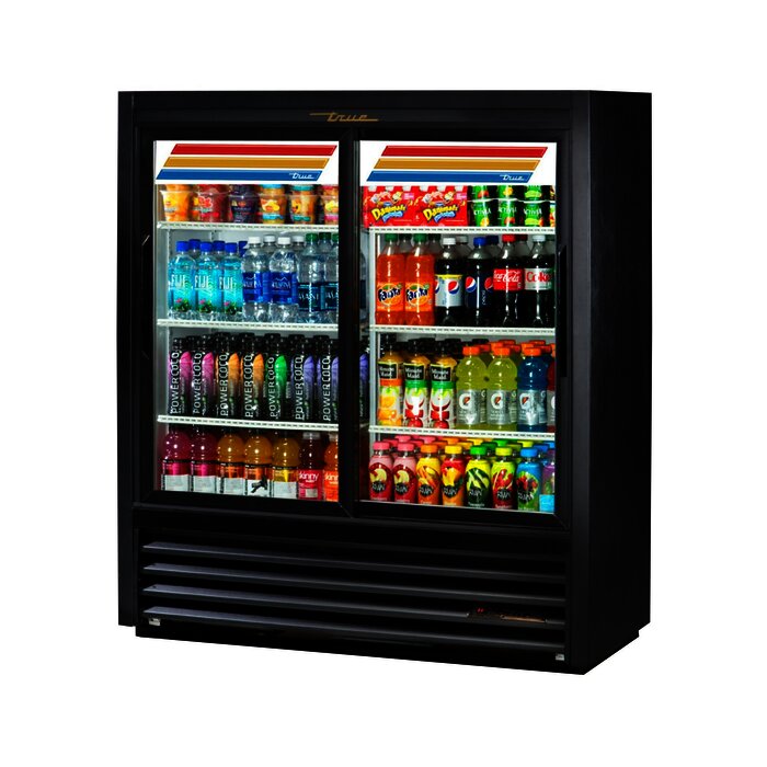 Refrigerador 2 puertas de cristal 41 pies.