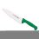 Cuchillo chef 10", verde.