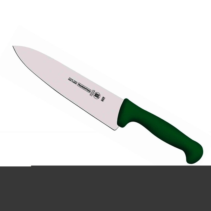 Cuchillo chef 10", verde.