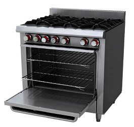 Estufa EC-6-HG Master Trend, 6 quemadores.