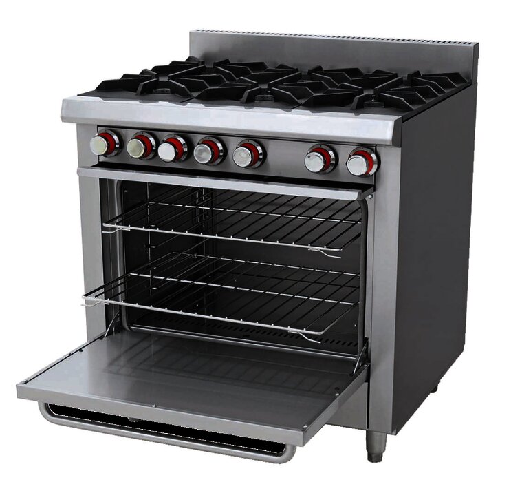 Estufa EC-6-HG Master Trend, 6 quemadores.