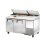 Mesa refrigerada preparación de pizza 60", 8 insertos.