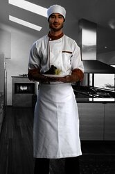 Gorro tipo oriental, negro.