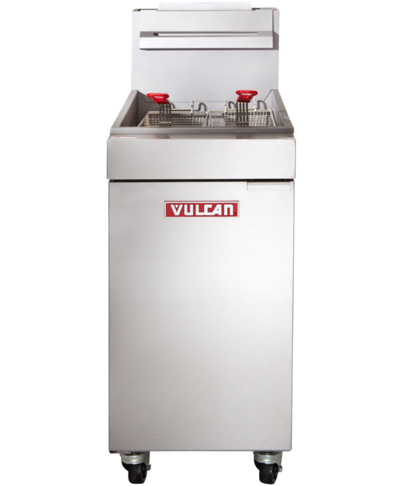 Freidora a gas, 35 lb.