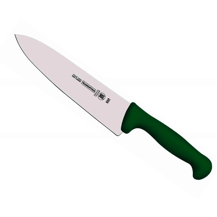 Cuchillo chef 8", verde.